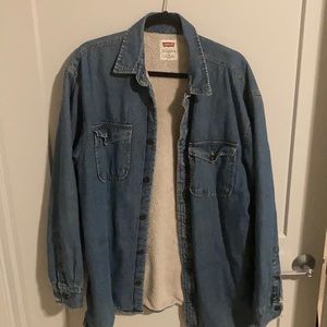 Levi’s fleece lined denim jacket